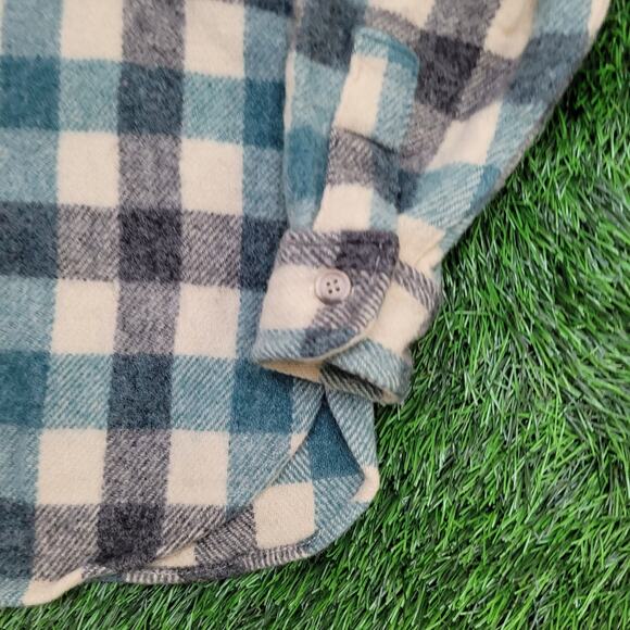 Vintage Woolrich Wool Jacket Womens XS/S 18x23 Plaid Shacket - Picture 10 of 10